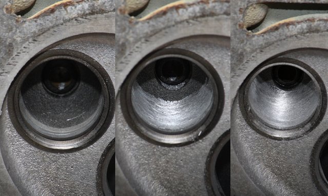 Cors327a.jpg (334.58 KiB) 15801 mal betrachtet Der Auslasskanal in drei Schritten:<br />Original<br />gefräst<br />und geschliffen